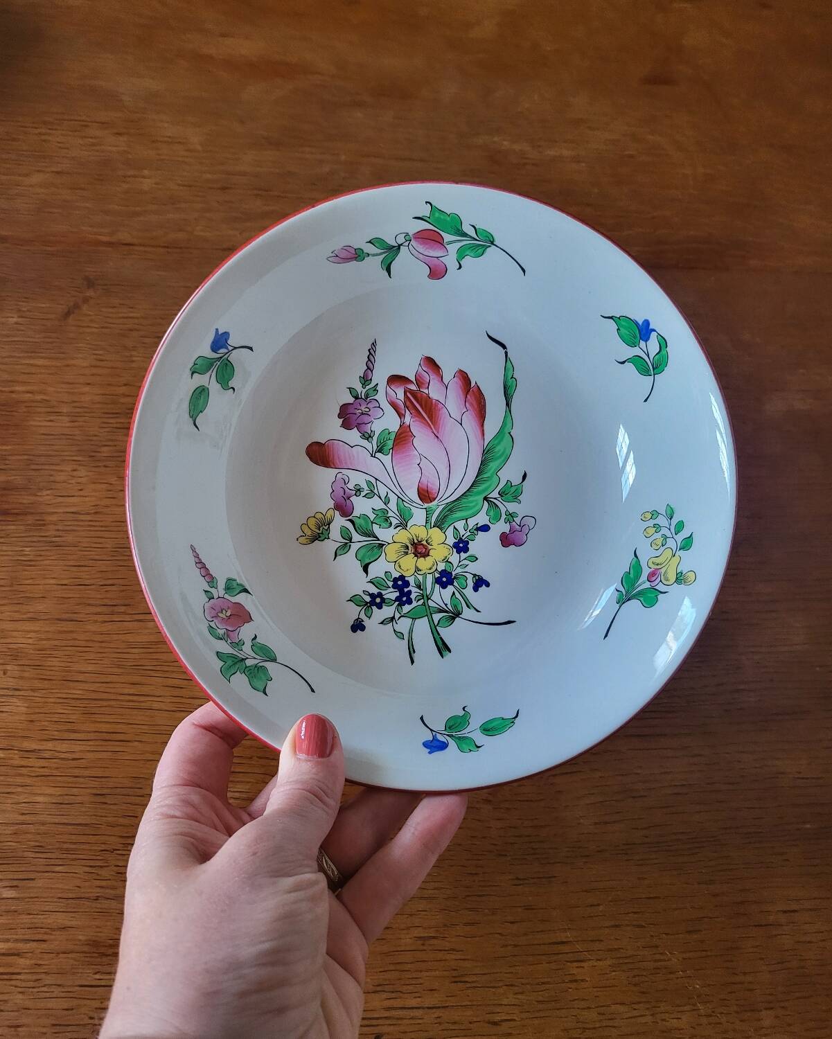 Lunéville KG Porcelain Deep Plate