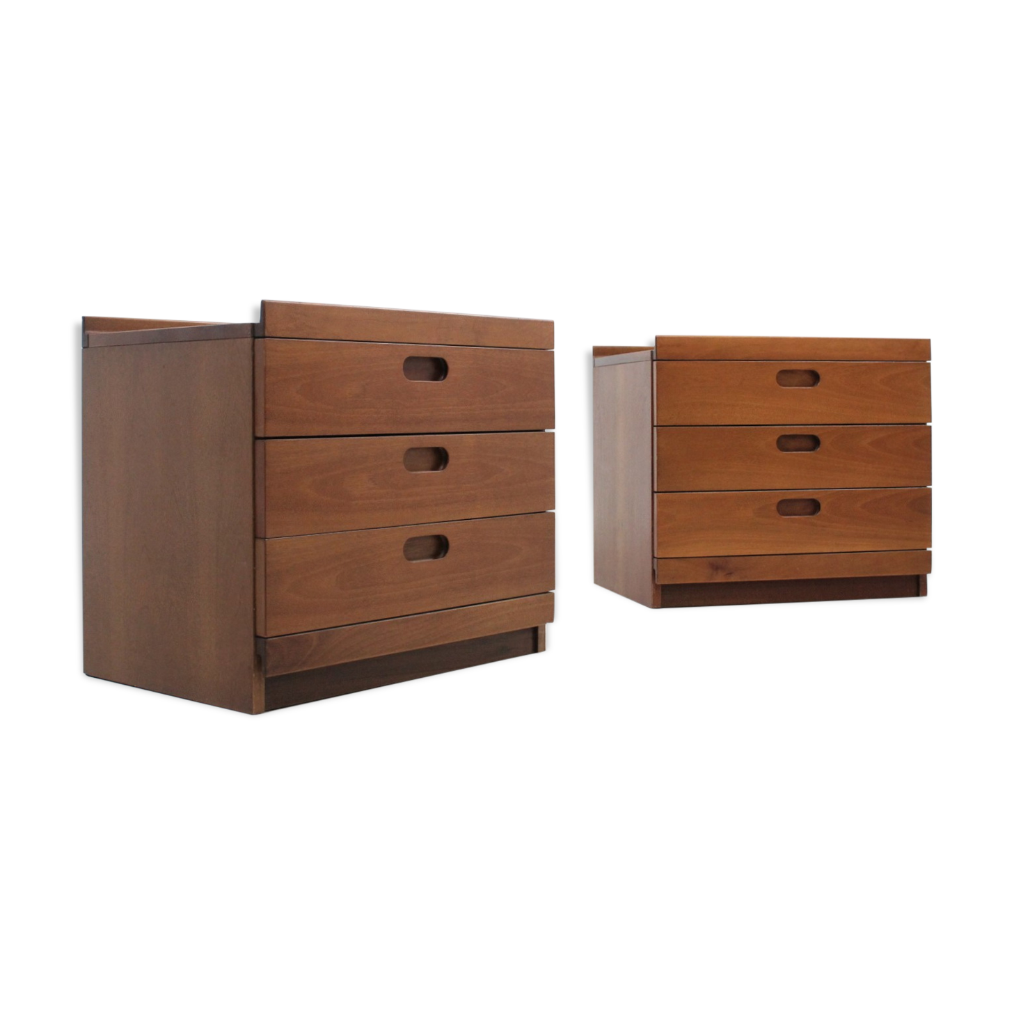 Tito Agnoli vintage nightstands Molteni 1970s