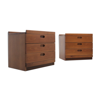 Tito Agnoli vintage nightstands Molteni 1970s