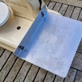 Antique Testut Dayton white bakelite grocery scale, 1960s