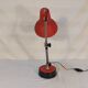 Vintage red articulated desk lamp - 70s/80s