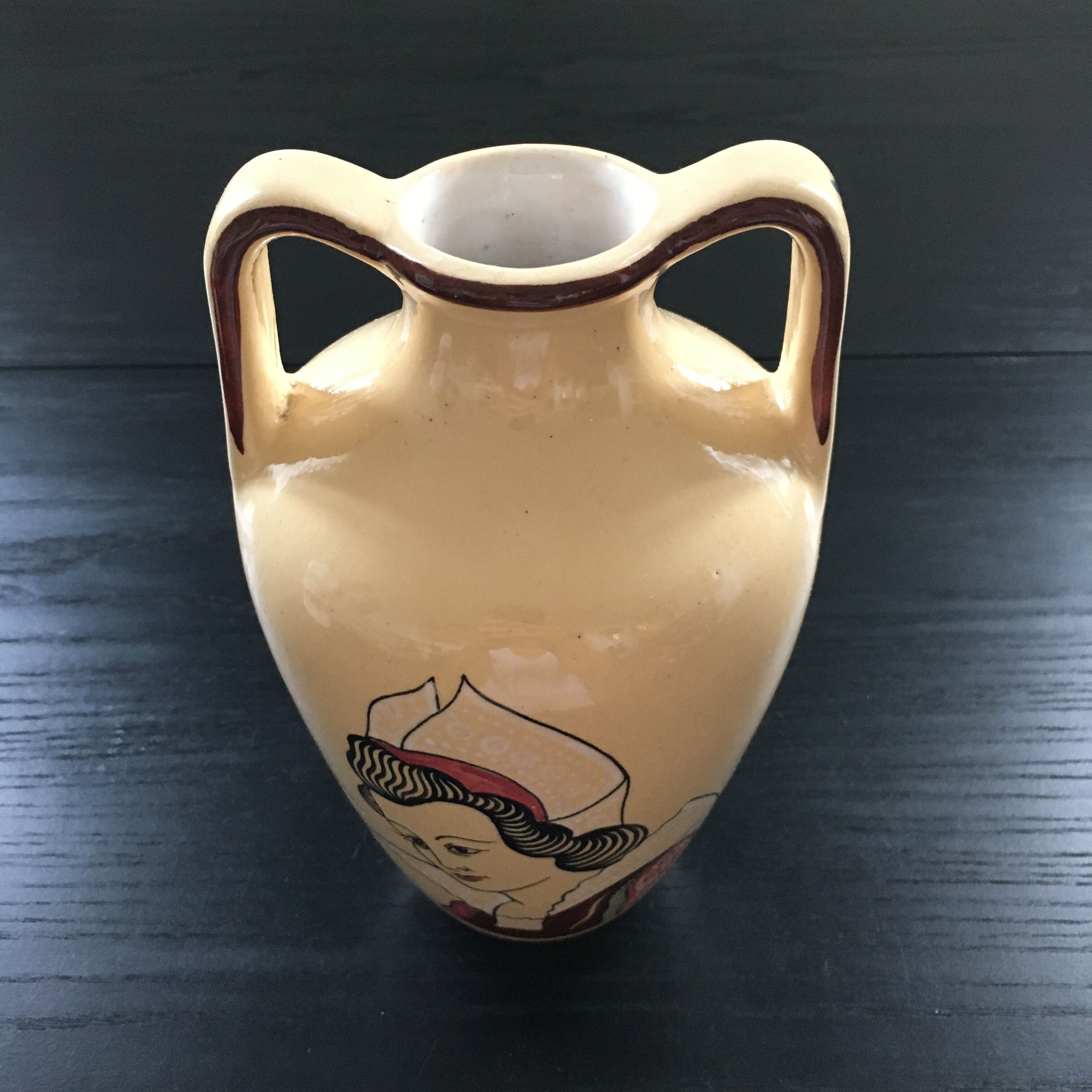 Vase signed Keraluc Quimper