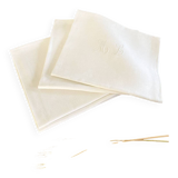 8 antique damask and monogrammed cotton/linen blend table napkins