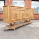 Sideboard fish oak 1940 art deco modernist Gaston