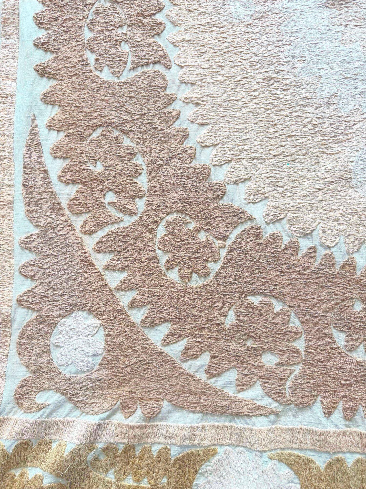 Vintage hand-embroidered tablecloth 133x143 cm