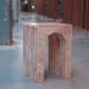 Pink marble side table "Balance"