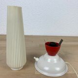 Tulip lamp to pose 50s, red and white