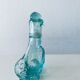 Carafe vintage en verre forme chien caniche