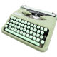 Hermes Baby green lime typemachine revised new ribbon