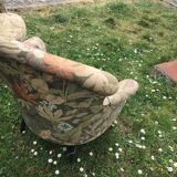 2 19th century toad armchairs