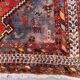 Vintage tribal rug 170x240 cm, wool oriental handmade rug large 2553