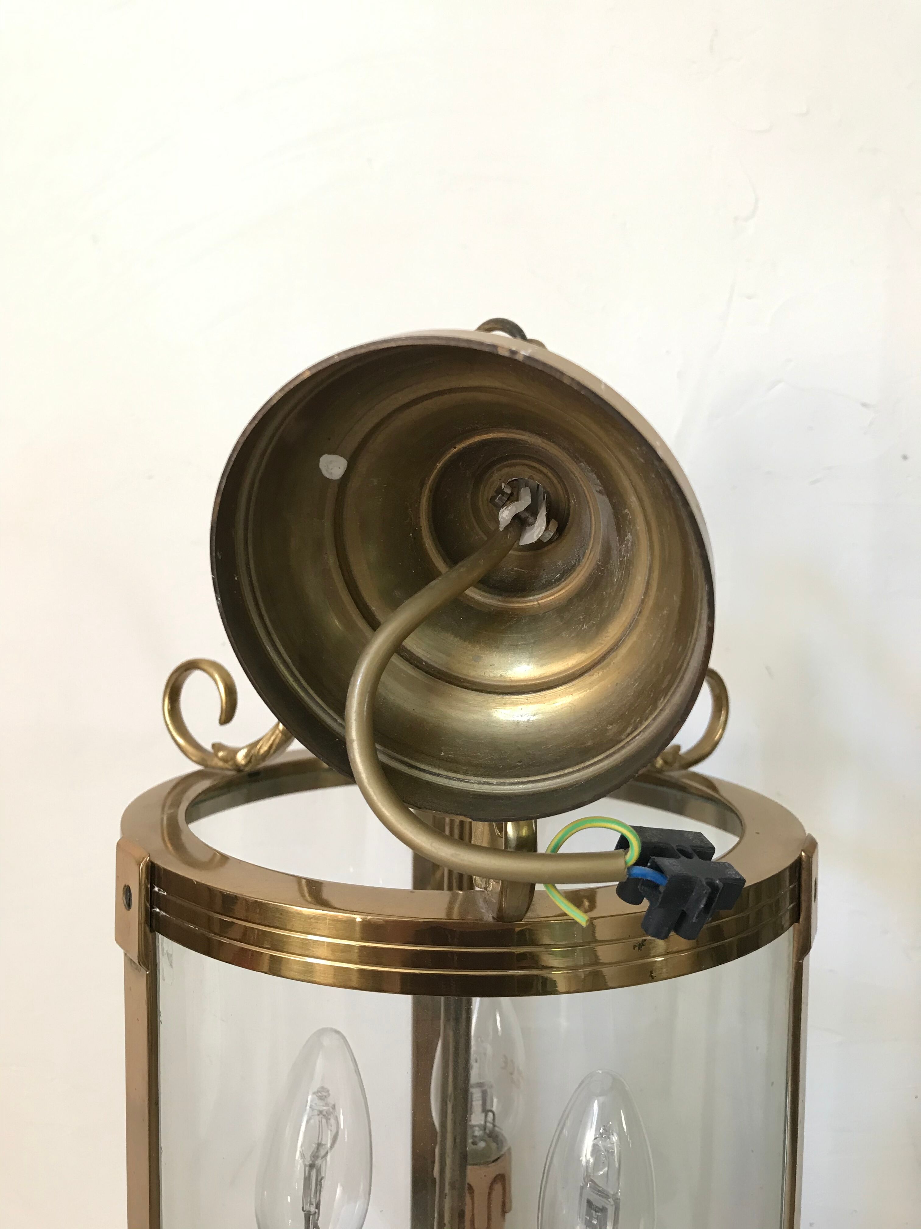 Brass vestibule lantern