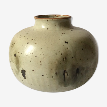 Vallauris le tesson 1970s pyrity sandstone vase