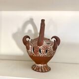 African terracotta tealight holder