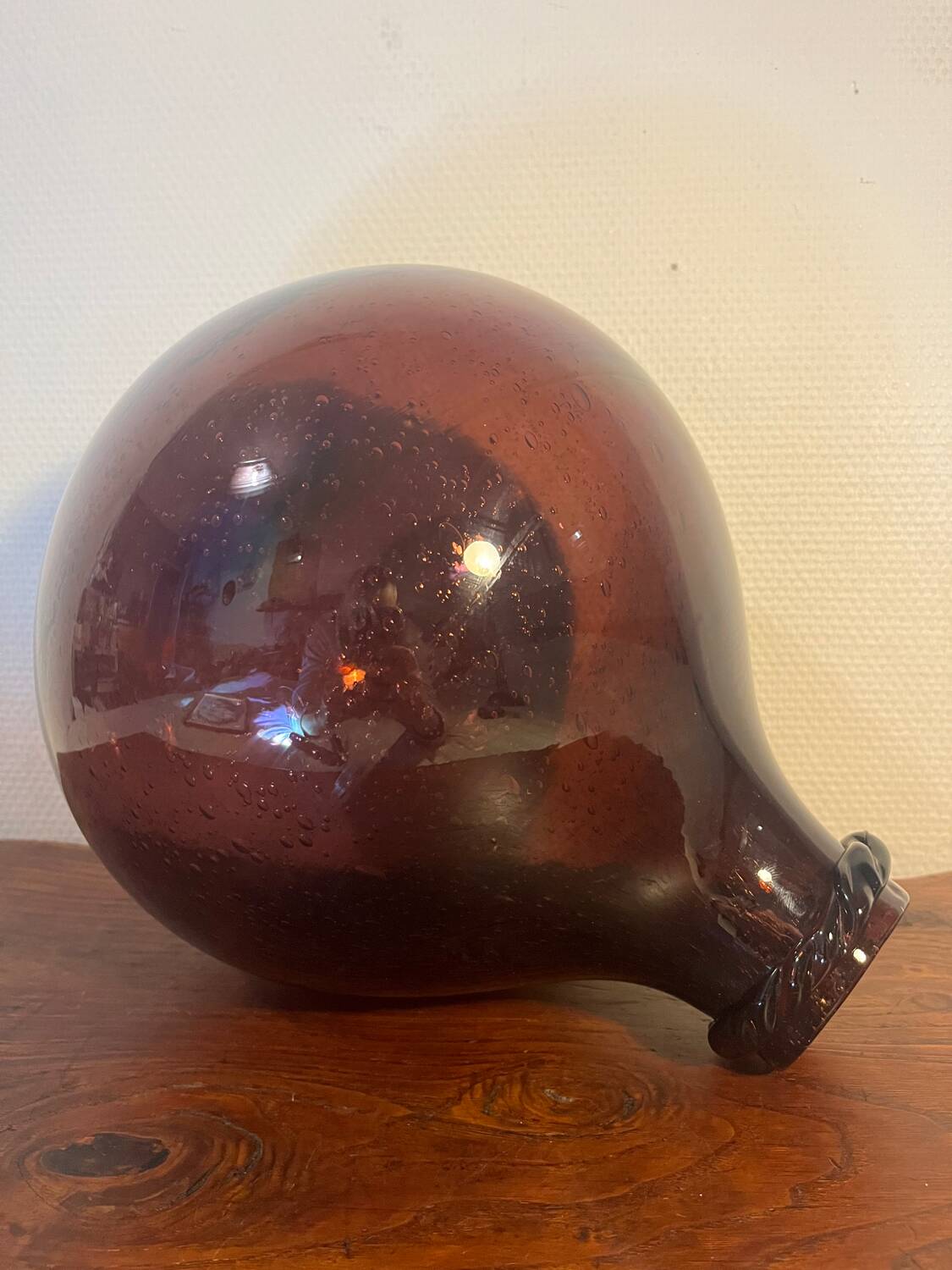 Demijohn carboy vase glassware BIOT France