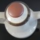 Vintage ceramic set – Jug & 4 footed glasses 70s - Korea