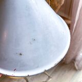 Vintage lampshade in customizable enameled sheet metal