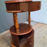 Round bedside with columns