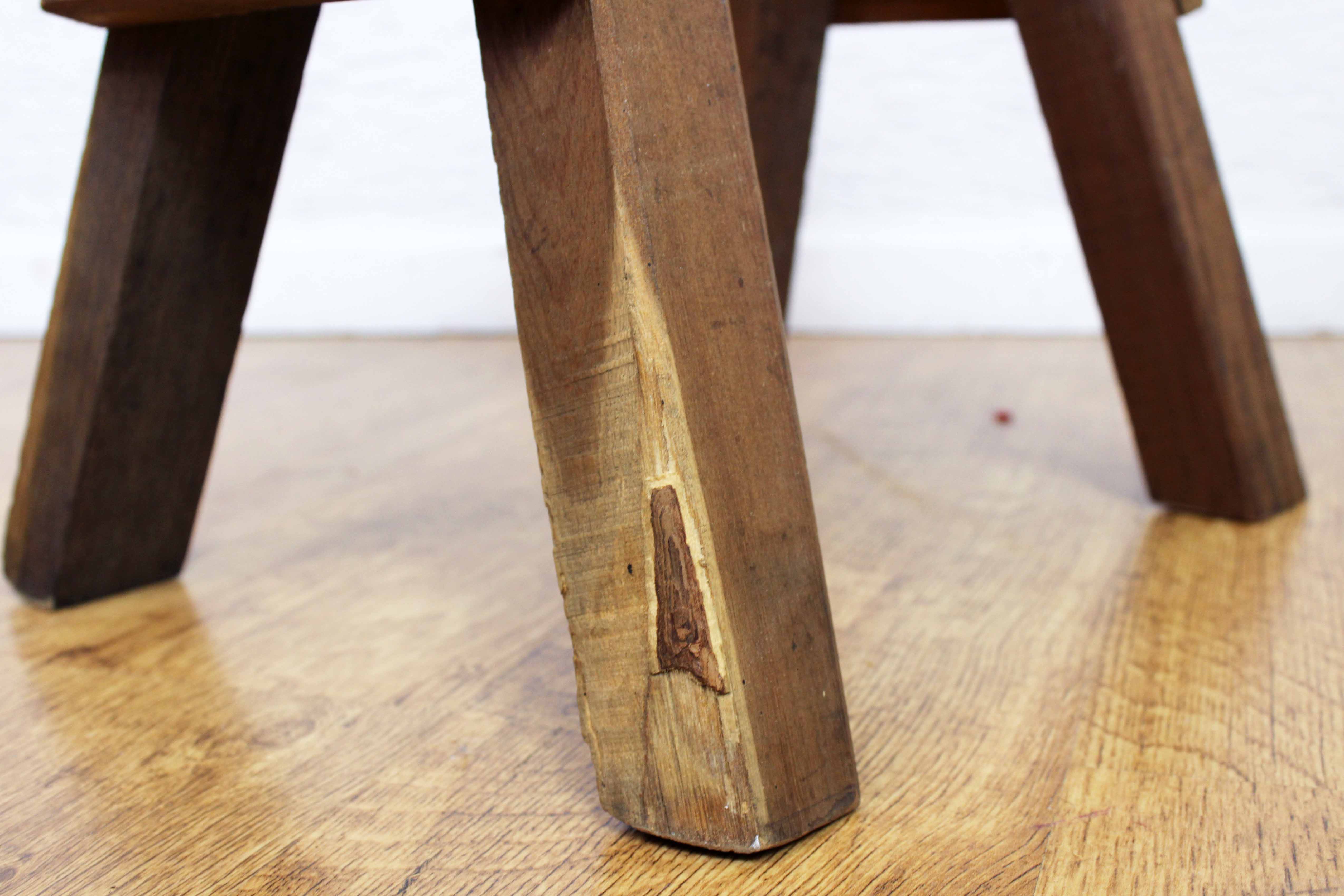 Pair of antique trestles