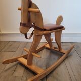 Beech rocking horse