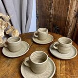 Niderviller stoneware coffee cups