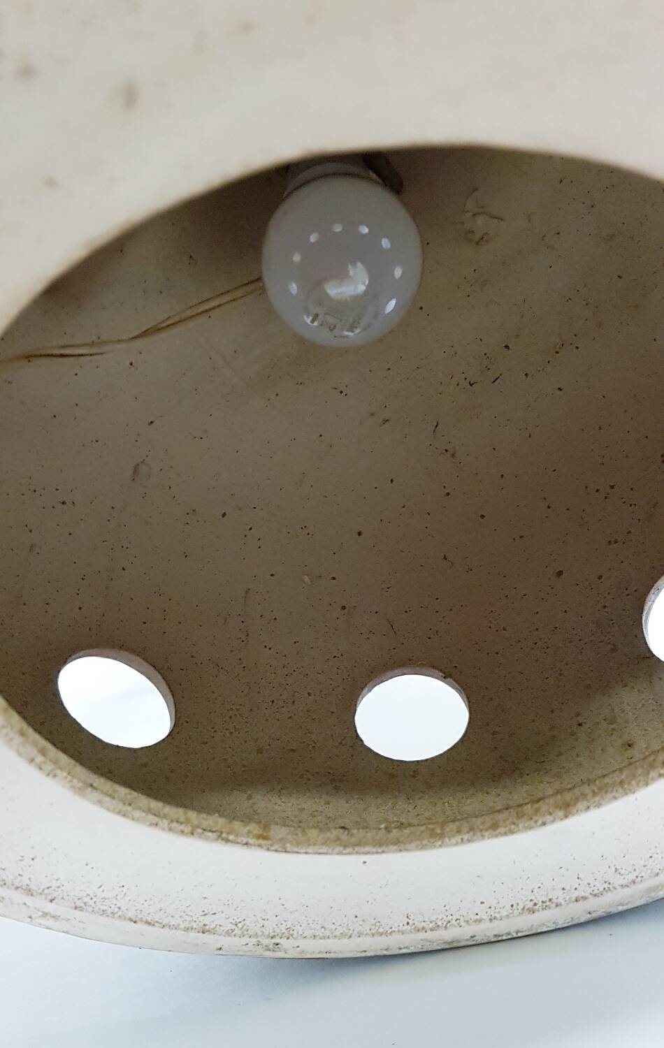 Grande lampe en céramique Scheurich Allemagne de l'Ouest