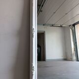 Antique mirror with pediment 158x118 cm