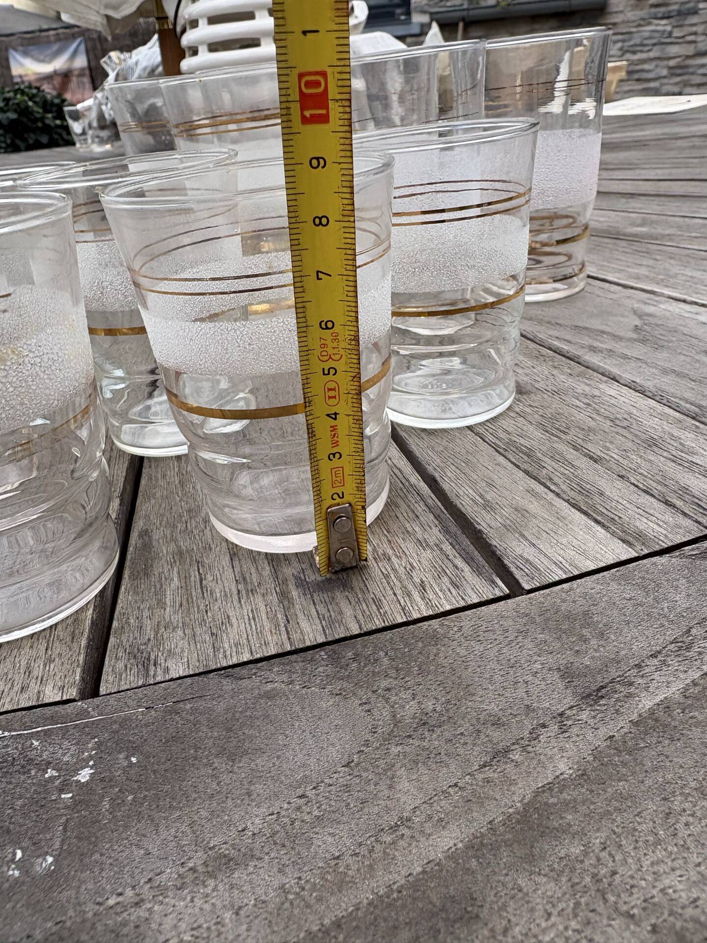 Vintage glasses and carafe