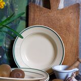 Cutting board in old solid wood