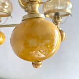 Chandelier vintage globes