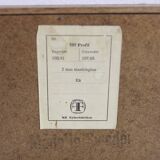 Miroir scandinave en chêne "792 Profil", Nybrofabriken, Suède, 1960