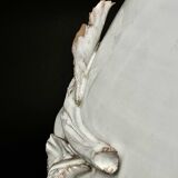 Large white ceramic slip lamp