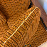 Scandinavian convertible sofa in teak by Grete Jalk, 1960s.