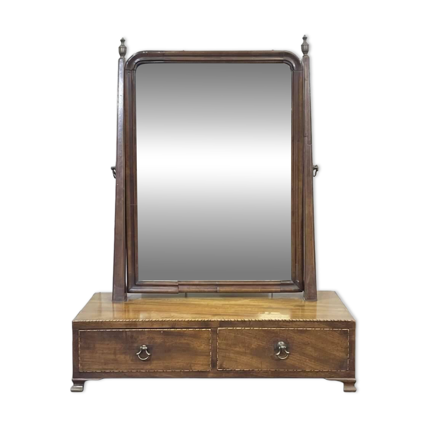 English mahogany dressing table from the late 19th century.