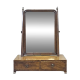 English mahogany dressing table from the late 19th century.