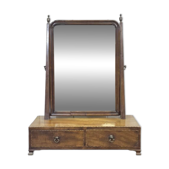 English mahogany dressing table from the late 19th century.