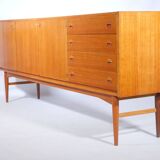 Teak sideboard, vintage chest of drawers, mid-century cabinet, 1960s