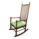 Rocking chair scandinave de Karl Axel Adolfsson pour Gemla 1960