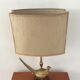 Lampe vintage années 70 faisan en bronze