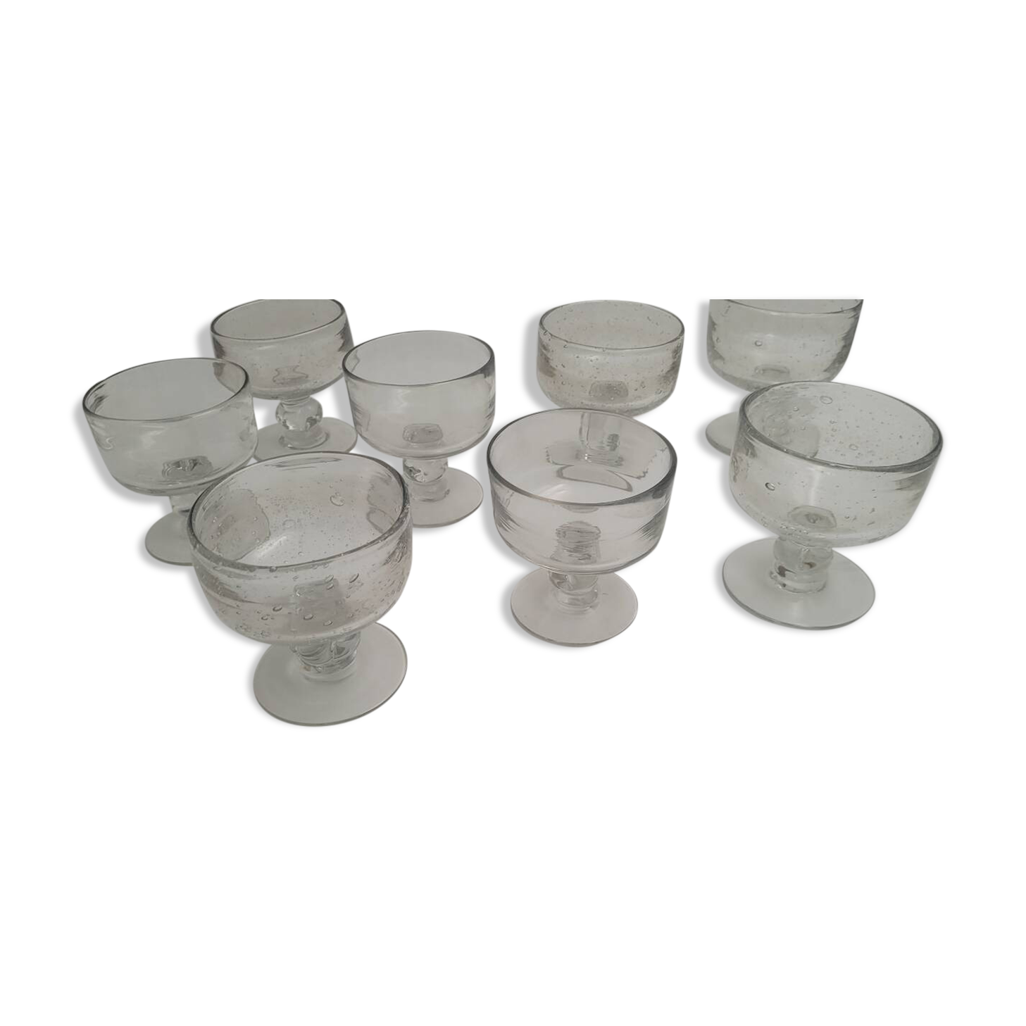 70's blown glass cups