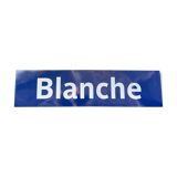 Plaque métro
