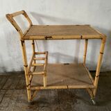 Rattan service on wheels