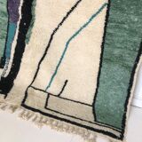 Moroccan Berber carpet Beni Ouarain with colorful patterns 2,91x2.07m