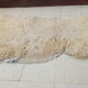 White sheepskin 107×75 cm