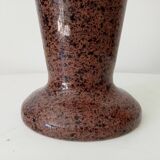 Vintage speckled granite vase