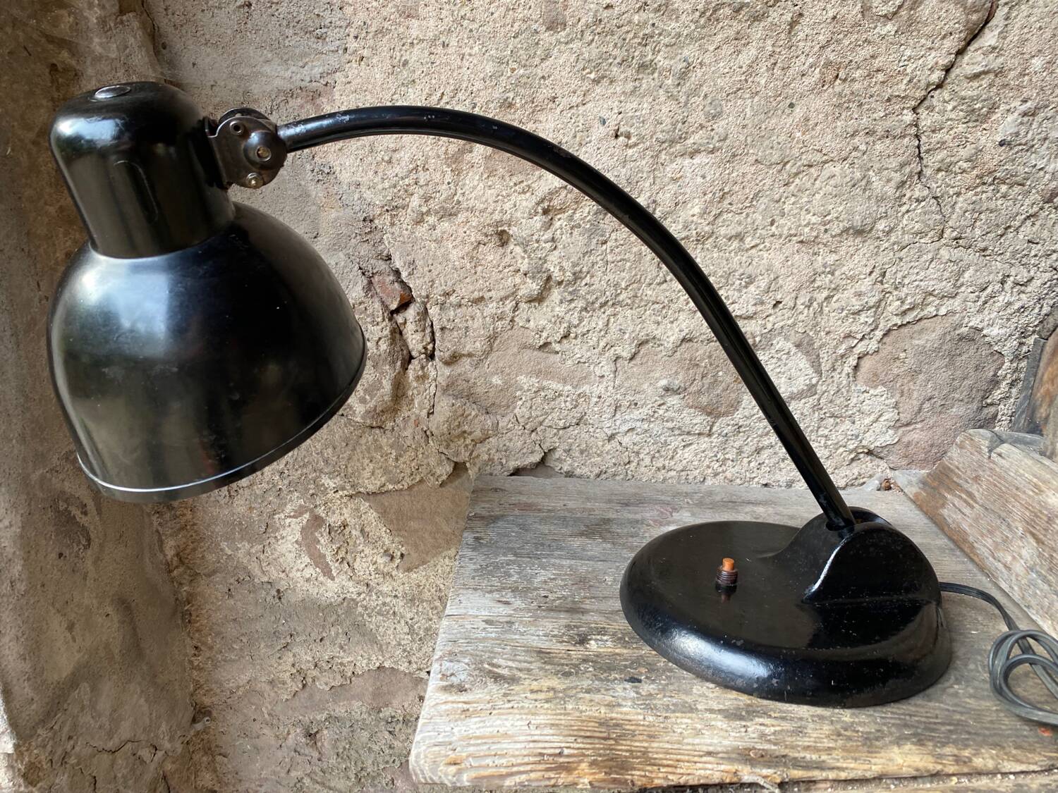 Bauhaus desk lamp by Christian Dell circa 1930