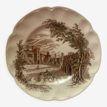 English porcelain plate