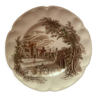 English porcelain plate