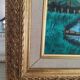 Oil painting with a beautiful quality frame.