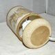 Small stone lamp (Travertine), dried flower lampshade Vintage 1960-70